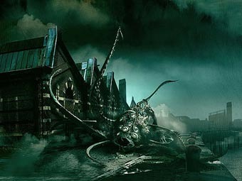 Фан-арт к "Хребтам безумия" с сайта screenhead.com 